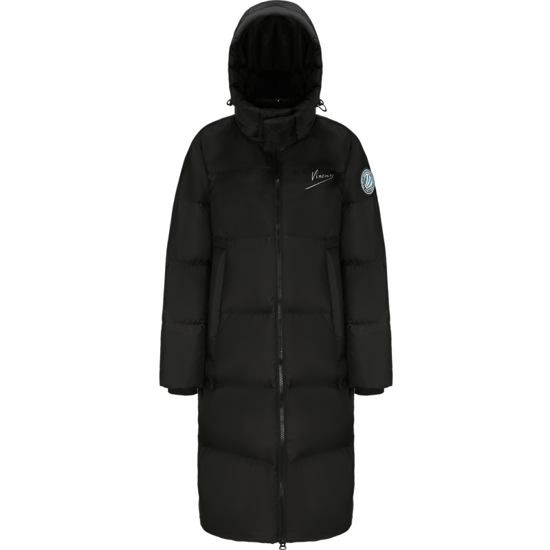 梵高大师系列波司登2022新款男女同款时尚长款可拆卸帽羽绒服