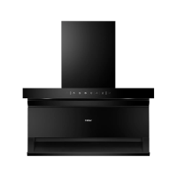 海尔(Haier)油烟机23m³爆炒大风量顶侧三吸不跑高频自清洗挥手智控一级能效烟机燃气灶套装EC715+Q2BE52天