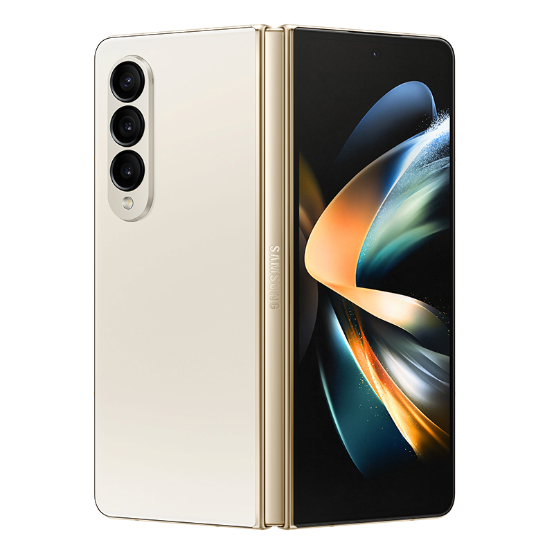 三星Galaxy Z Fold4 5G 12GB+512GB 云粉金(SM-F9360) 7.6英寸折叠屏 骁龙8+Gen1 4400mAh大容量 双卡双待全网通手机