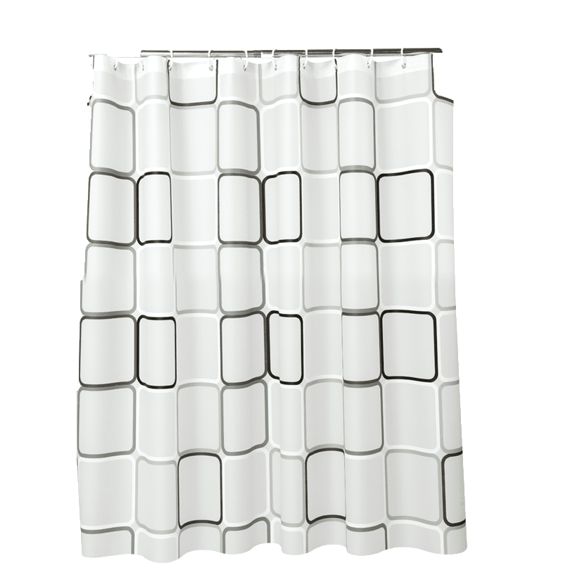 浴帘防水布浴室卫生间窗帘防霉洗澡淋浴隔断厕所免打孔门帘挂帘子