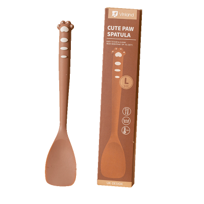 vinland 专利款抗菌宝宝辅食硅胶铲子婴儿童厨具耐高温奶锅炒菜锅铲勺