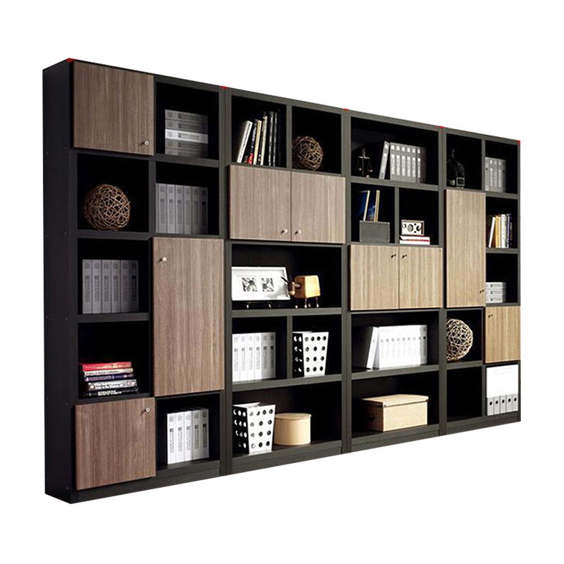 玖纹豹办公书柜经理办公室文件柜资料柜组合书架大书柜展示柜子定制