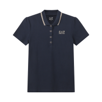 阿玛尼 EMPORIO ARMANI EA7 女士棉质短袖POLO衫3LTF02 TJ9DZ