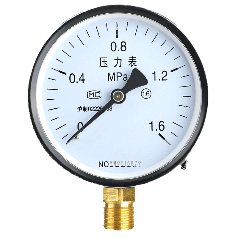 创新者 Y100普通压力表 径向压力表 水压表油压表气压表 标准螺纹M20*1.5