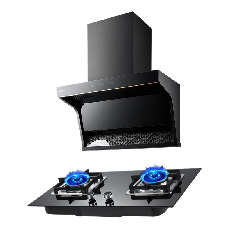 帅康(sacon)烟灶套餐顶侧双吸厨电套装7字型吸油烟机煤气灶燃气灶套装抽油烟机灶具套餐液化气CS280+LB850B1