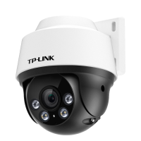 普联 TP-LINK 400万PoE室外全彩有线球机 IPC642P-A4 POE供电监控摄像头防水家用云台家用商用