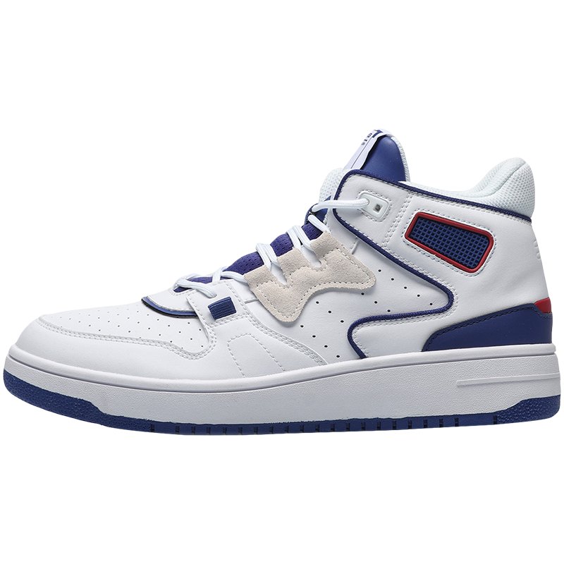 李宁休闲鞋男鞋新款进击休闲板鞋经典时尚中帮运动鞋