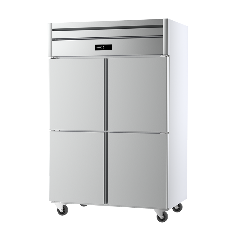 松氏 风冷四门冷藏 立式冰箱冰柜商用保鲜冷冻四六门冰箱厨房奶茶店设备方管款