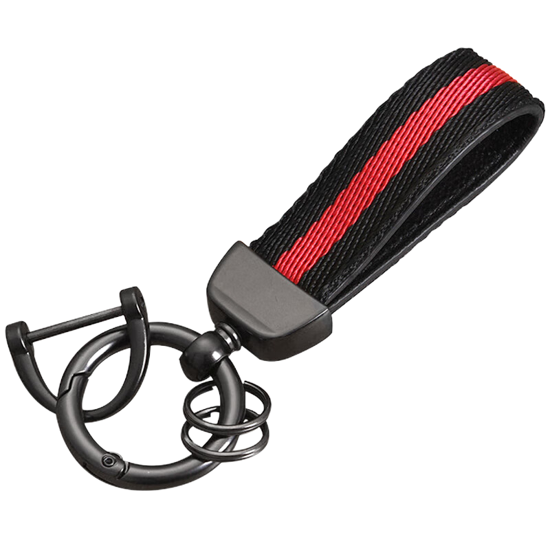 ESCASE时尚汽车钥匙扣挂件男士高档钥匙挂件简约装饰腰挂圣诞节兔年礼品