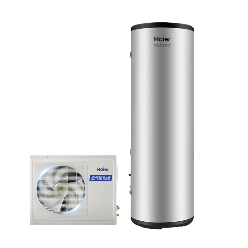 海尔(Haier)空气能热水器300升一级能效速热2匹热泵75℃大容量高水温安全节能省电家用中央热水RE-300L5U1