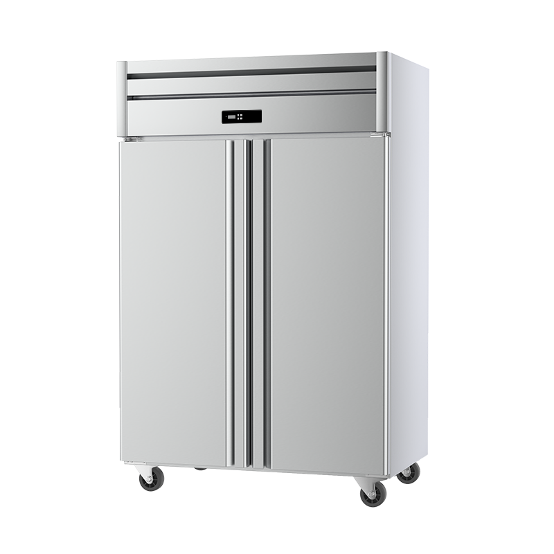 松氏 风冷大双门冷冻 立式冰箱冰柜商用保鲜冷冻四六门冰箱厨房奶茶店设备方管款