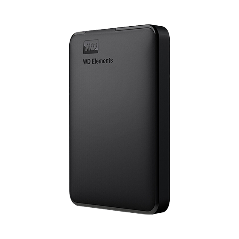 西数 移动硬盘 E元素 1TB 黑色 WDBUZG0010BBK +移动硬盘保护包