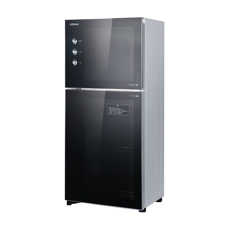 康佳(KONKA)商用家用消毒柜 消毒碗柜 厨房商用立式消毒柜家用 臭氧高温 二星级大容量66L双门 ZTP125K62
