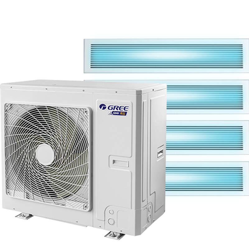 格力(GREE)中央空调一拖四大6匹p雅居风管机吸顶吊顶嵌入式家用商用新1级变频冷暖多联机GMV-H160WL/Fd