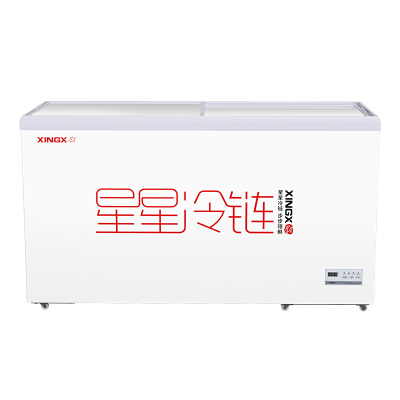 星星(XINGX) 540升电子温控SD/SC-540BE展示柜卧式冷藏冰柜商用全冷冻冷藏点菜柜 超市卖场组合柜大容量