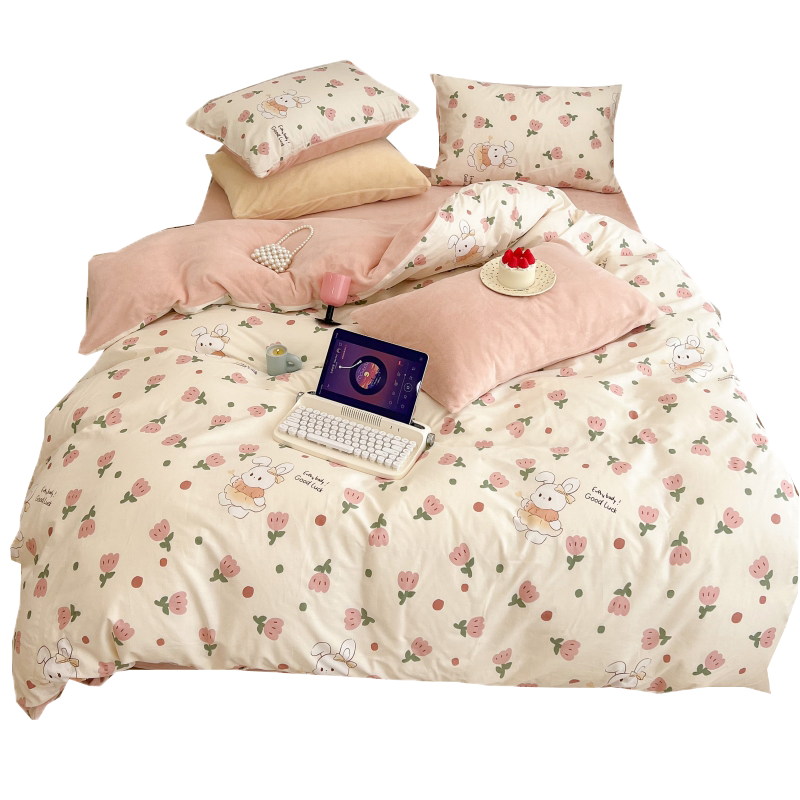 洁丽雅纯棉被套单件2022新款冬200x230被罩150x200全棉被单814