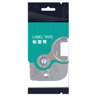 鼎一科技 覆膜标签带 9mm 适用机型:DTP5125 (计价单位:支)(白底黑字)