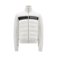 盟可睐/蒙口 MONCLER 男士锦纶/羊毛薄款鹅绒针织夹克外套H2 091 9B00005 M1131