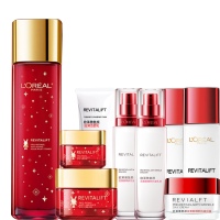 复颜视黄醇抗皱新年美上天礼盒护肤套装新年礼物(日霜水洁面眼霜)