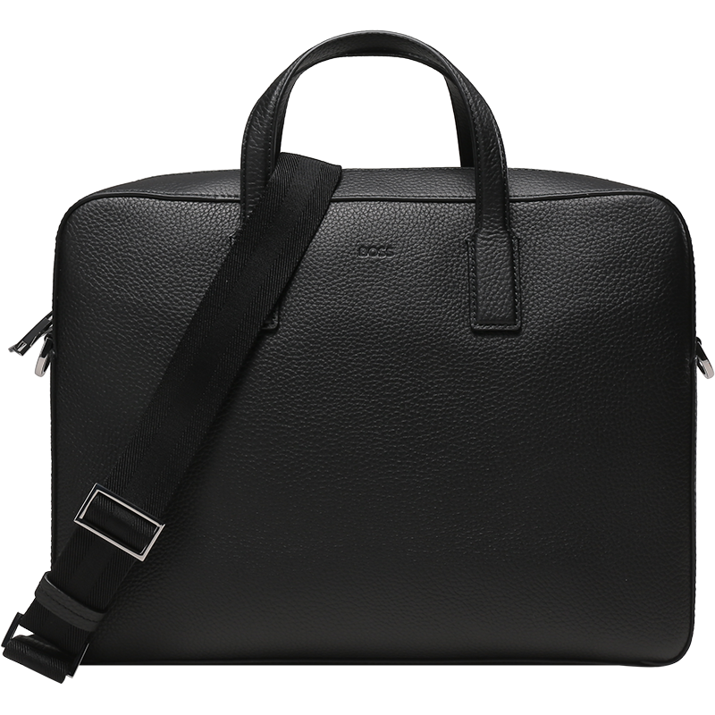 雨果博斯 HUGO BOSS 男士牛皮手提单肩斜挎包公文包 50481309