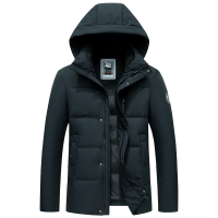 雪中飞休闲鹅绒羽绒服男士2022冬季新款短款时尚百搭保暖防风外套