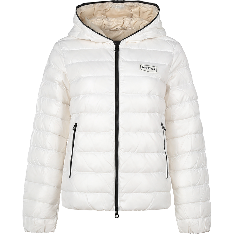 杜威迪嘉 DUVETICA 女士TRIZIA系列短款鹅绒连帽羽绒服 222 VDDJ00325K0001