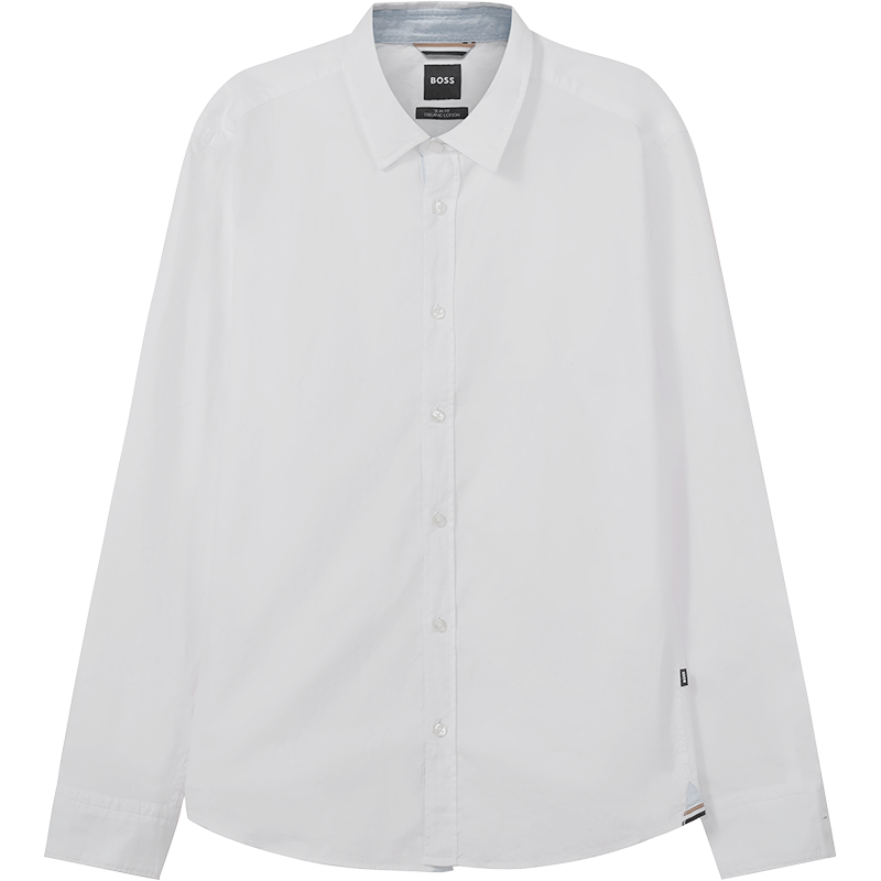雨果博斯 HUGO BOSS 男士棉质长袖衬衫 50473631