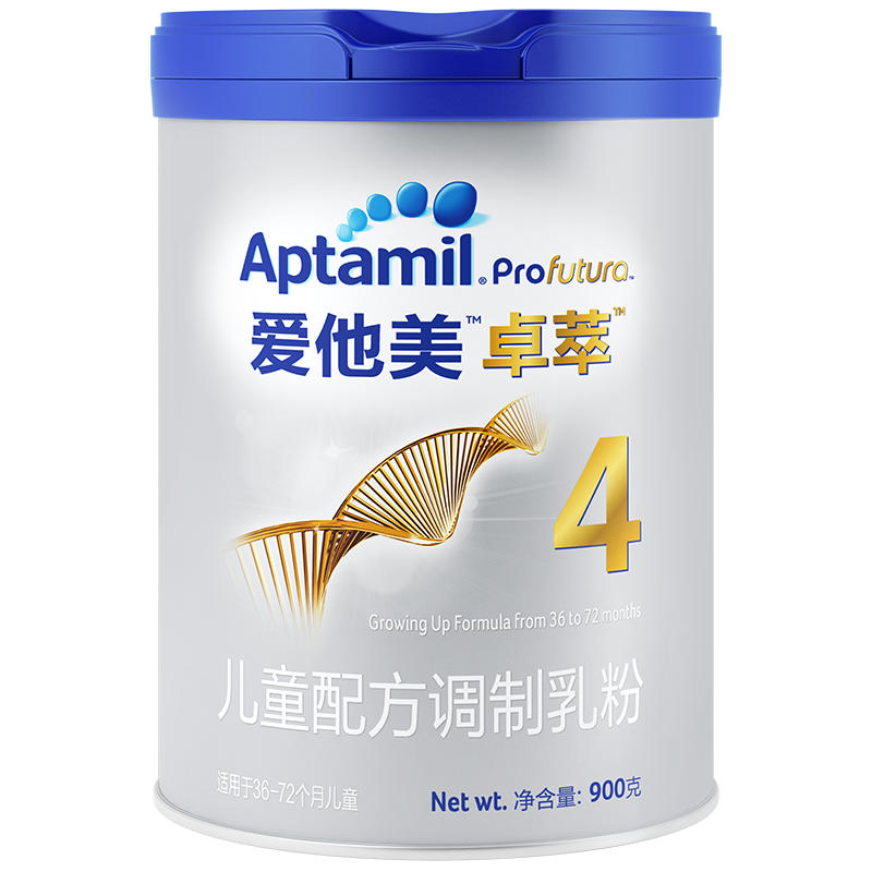 Aptamil爱他美卓萃儿童配方调制乳粉4段 900g*1罐