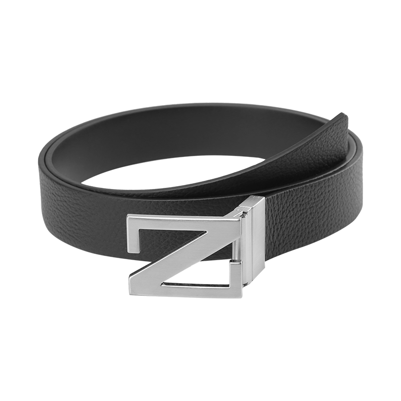 杰尼亚 ZEGNA 男士牛皮Z字扣头可裁剪双面旋转皮带腰带LHBOV B027AZ