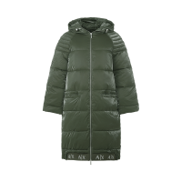 阿玛尼 ARMANI EXCHANGE 女士宽松版连帽棉服大衣外套6LYK07 YNSKZ