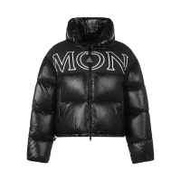 盟可睐/蒙口 MONCLER 女士Gers短款鹅绒隐藏式连帽羽绒服夹克外套H2 093 1A00105 68950
