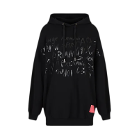 阿玛尼 ARMANI EXCHANGE 女士棉质宽松版连帽卫衣运动衫6LYM46 YJCCZ