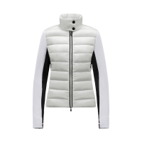 盟可睐/蒙口 MONCLER 女士修身版薄款鹅绒高领针织夹克上衣外套H2 098 8G00025 80093