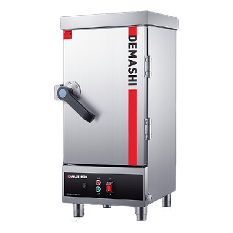 德玛仕DEMASHI蒸饭柜商用餐饮企业工厂食堂蒸包蒸箱电热蒸饭车6盘微压蒸饭柜220V即插即用 ZFG-6L