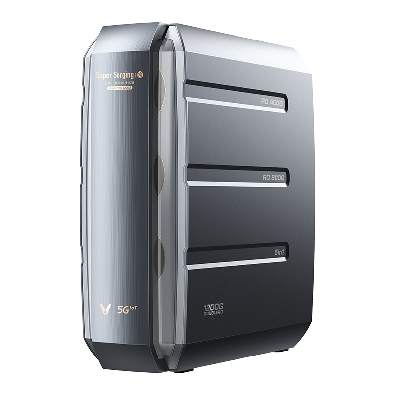 [旗舰新品]云米家用直饮净水器反渗透厨房自来水龙头过滤器纯水机大通量可直饮净水器super pro1200G 4.2L