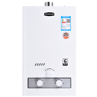 奇田(Qitian) JSQ12-6 B1 铜水箱带稳压 6升强排式燃气热水器 洗澡热水器 液化气