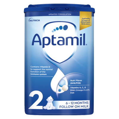 有效期到26年9月-Aptamil 英国爱他美 婴幼儿配方2段奶粉(6-12个月)800g/罐 保税仓发货