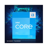 英特尔(Intel) i3-13100 13代 酷睿 处理器 4核8线程 睿频至高可达4.5Ghz 12M三级缓存 台式机CPU