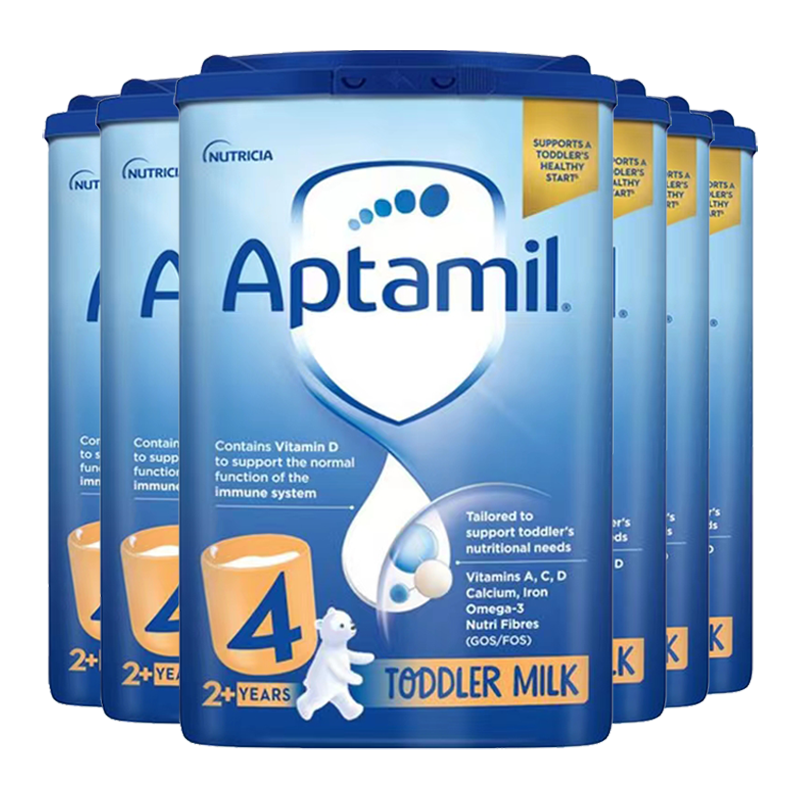 有效期到26年7月-6罐装 | Aptamil 英国爱他美 婴幼儿配方4段奶粉(2岁以上) 800g/罐 保税仓发货