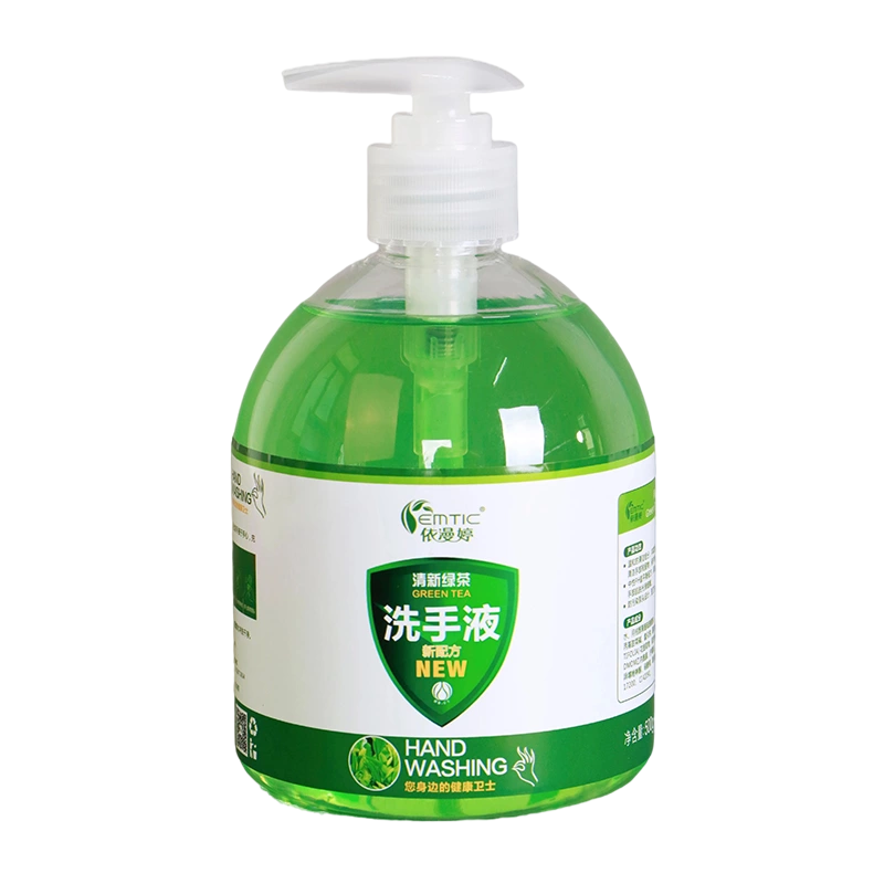 [新旧包装随机发货]依漫婷清新绿茶洗手液500ml 温和去污自然清新深层清洁保湿滋润温和配方各种肤质通用