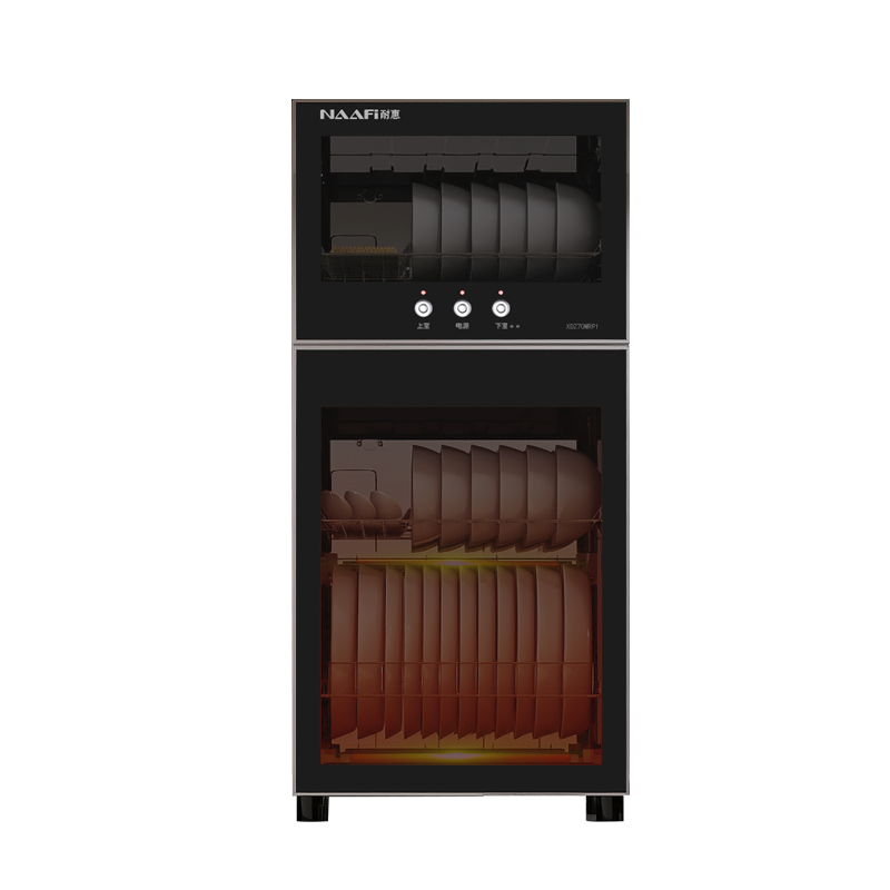 康宝耐惠茶杯消毒柜上下两层会议室茶具杯子办公室水杯玻璃杯立式双开门