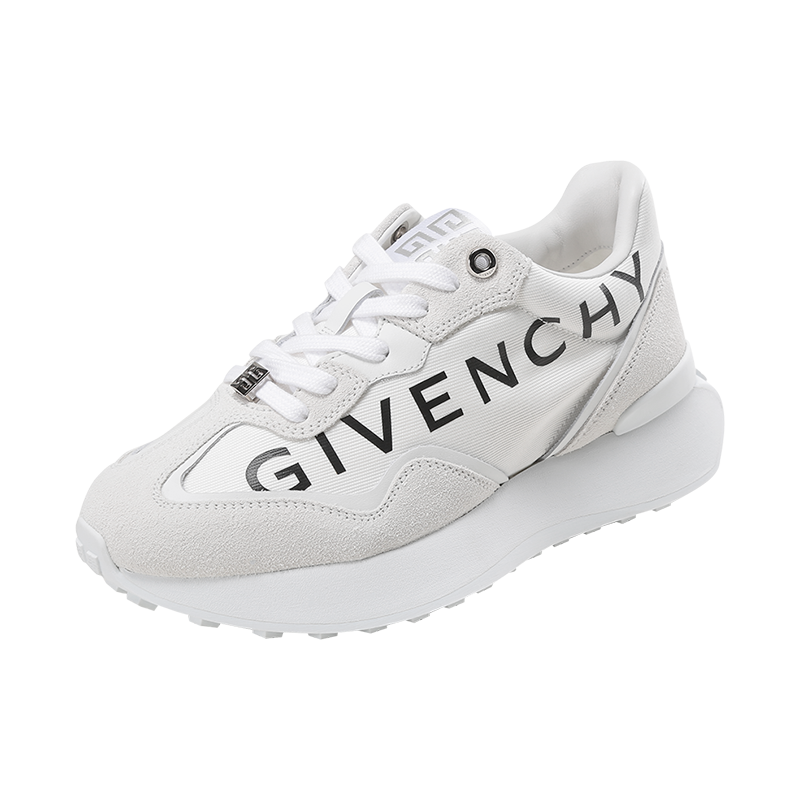 纪梵希 GIVENCHY 女士织物配皮系带休闲运动鞋厚底鞋BE002UE1GX