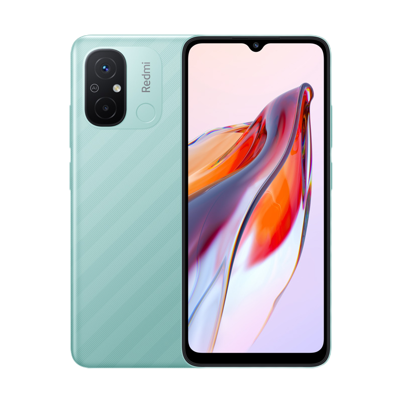 Redmi 12C 薄荷绿 4GB内存 128GB存储 超大电量 持久待机 极致性价比 性能小金刚 小米12C 智能手机 小米红米