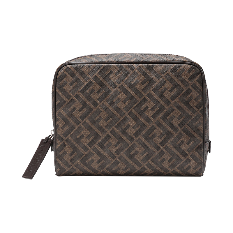 芬迪 FENDI 男士人造革/牛皮革手拿包化妆包7N0116 ALE7