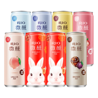 RIO锐澳预调鸡尾酒3度微醺小美好330ml*8罐7口味气泡低度果酒
