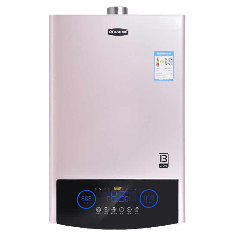 奇田(Qitian)JSQ26-13L-L6零冷水13升强排式燃气热水器 智能变升热水器 恒温热水器 液化气