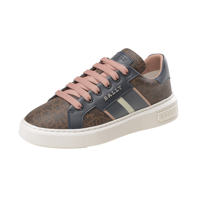 巴利 BALLY 奢侈品 女士TPU/牛皮系带休闲运动鞋板鞋MYRON W TPS