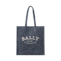 巴利 BALLY 奢侈品 女士织物B-Chain手提单肩包托特包购物袋CRYSTALIA WL