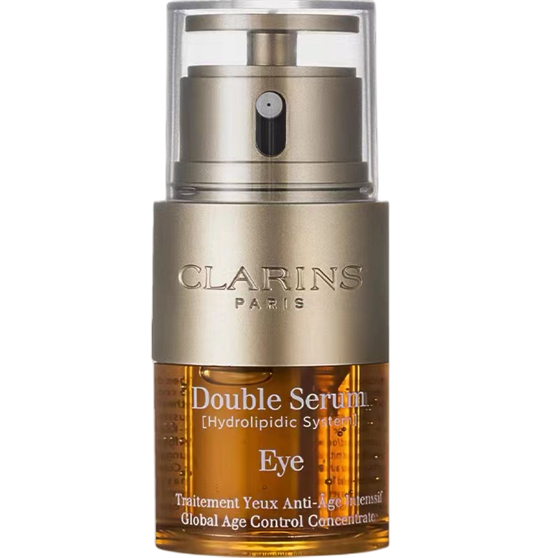 (CLARINS)娇韵诗双萃眼霜20ml纤颜紧致精华 眼部精华补水保湿淡化细纹提拉紧致改善黑眼圈暗沉 20ml