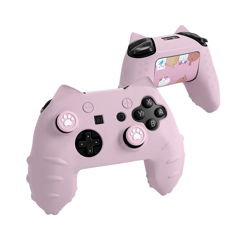 鑫喆任天堂switchpro手柄保护套nspro手柄套pro保护壳柔软硅胶摇杆帽switch收纳包保护盒ns游戏周边配件